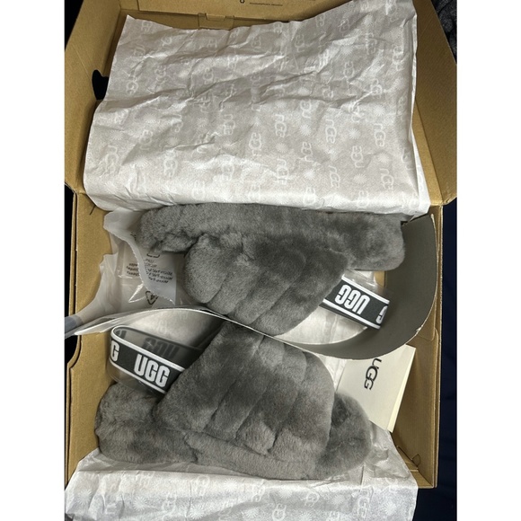 UGG Shoes - Womens UGG FLUFF YEAH SLIDES